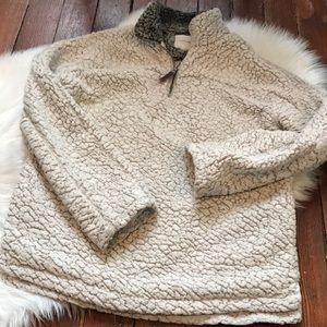 Thread & Supply Sherpa in Cream Size Small